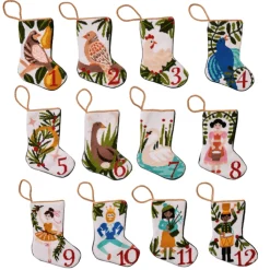 12 Days - 5 Golden Rings Bauble Stocking