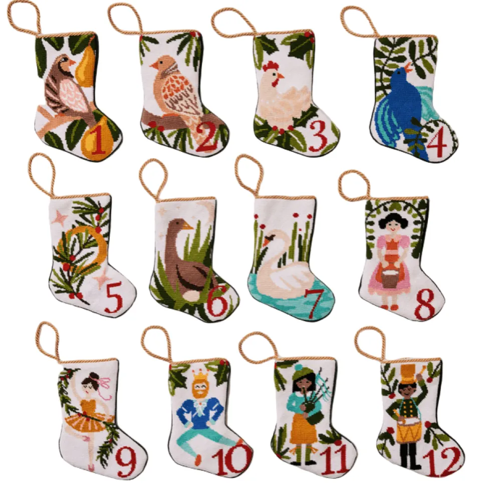 12 Days - 2 Turtle Doves Bauble Stocking