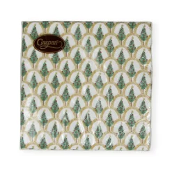 Deco Christmas Gold Cocktail Napkins - 20 Per Package