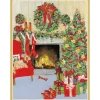 Decorated Living Room Classic Boxed Christmas Cards - includes 15 cards & envelopes