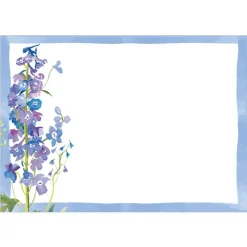 Delphinium Self-Adhesive Labels - 12 Per Package
