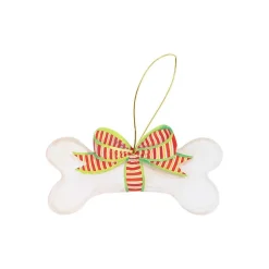 Dog Bone and Bow Decorative Die-Cut Gift Tags - 4 Per Package