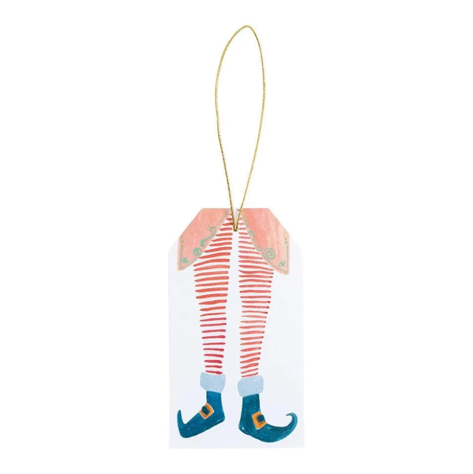 Elf Stockings Classic Gift Tags - 4 Per Package