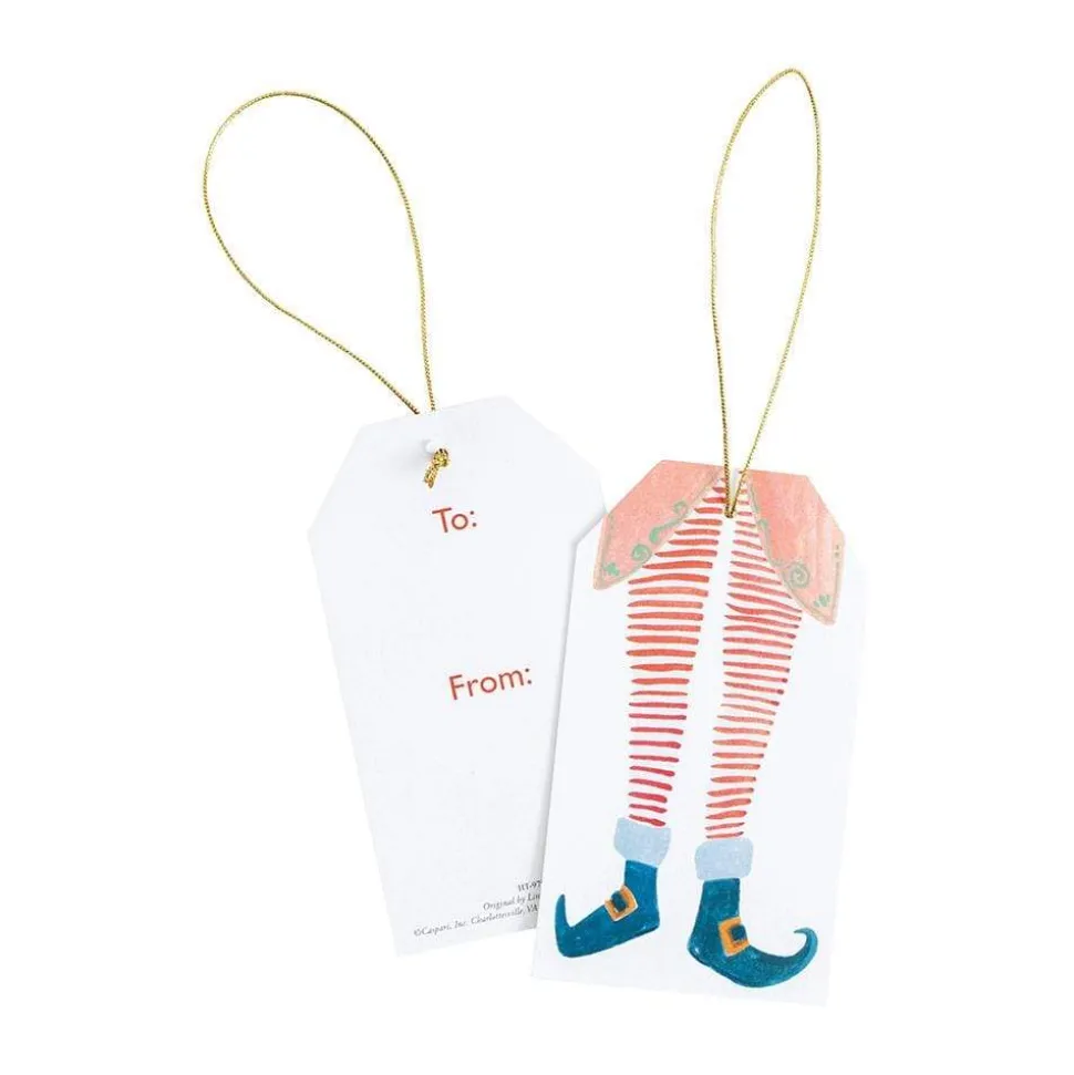 Elf Stockings Classic Gift Tags - 4 Per Package
