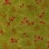 Evergreen And Berries Gold Foil Roll Wrap - includes 1 Roll