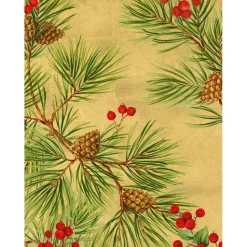 Evergreen and Berries Personalized Christmas Cards