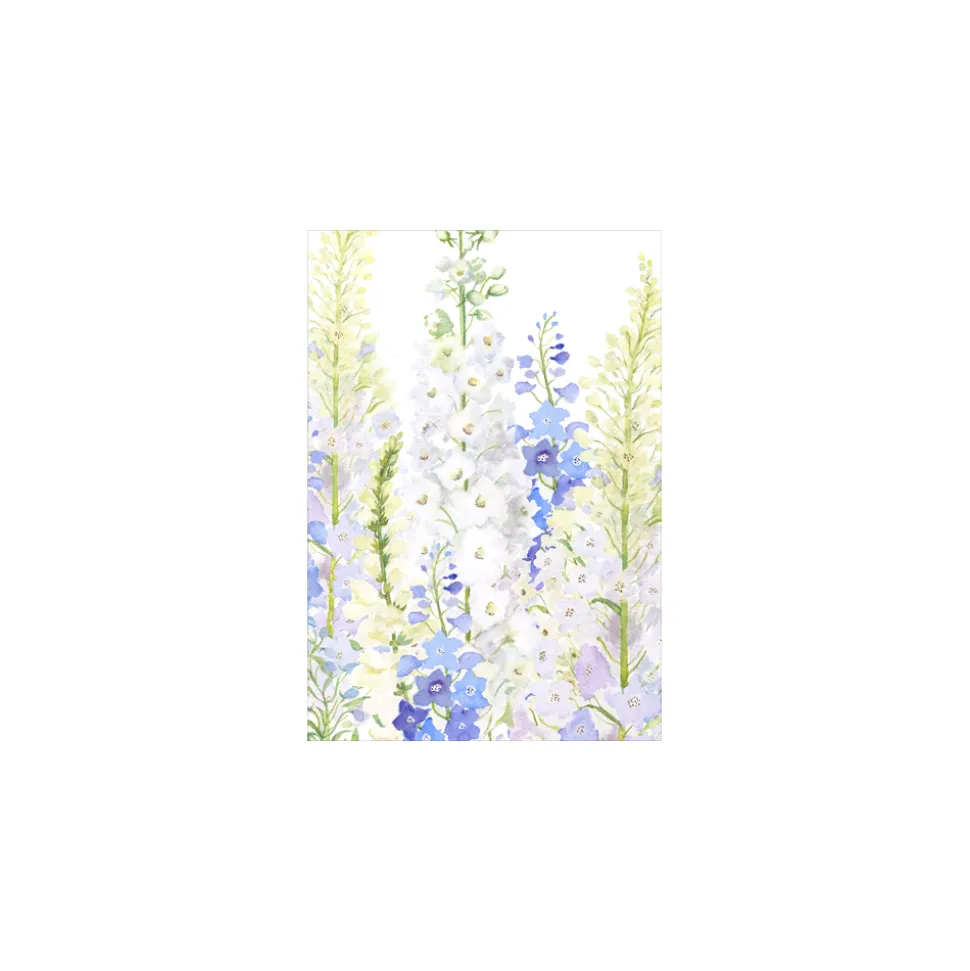 Floral Blank - Set Of Six Greeting Cards And Envelopes