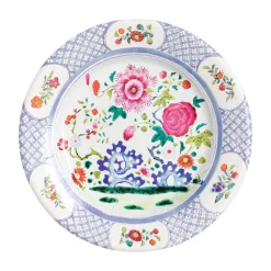Floral Porcelain Salad & Dessert Plates - 8 Per Package