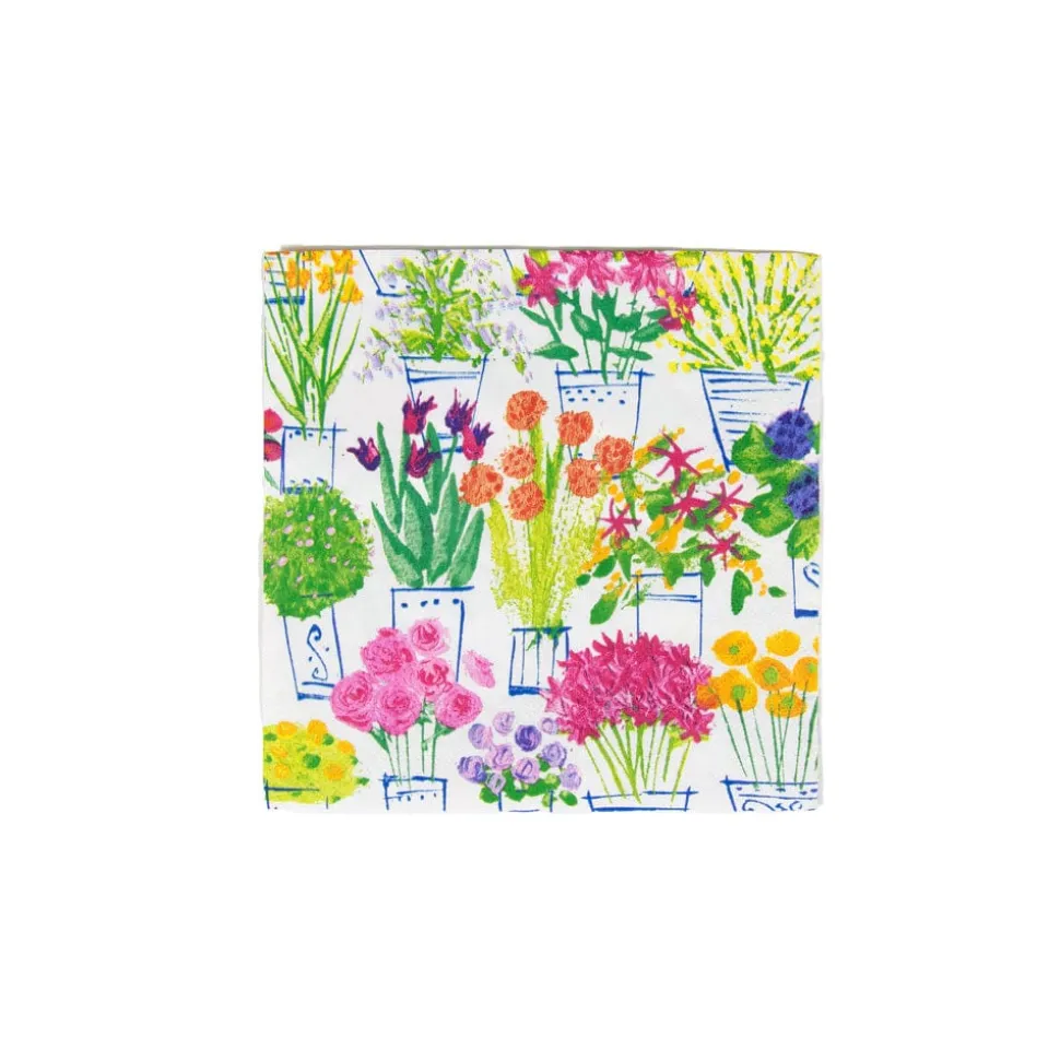 Flower Market Luncheon Napkins - 20 Per Package