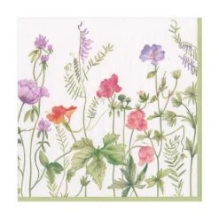 French Floral Paper Luncheon Napkins - 20 Per Package