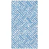 Fretwork Paper Guest Towel Napkins in Blue - 15 Per Package