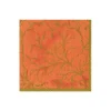 Gilded Majolica Coral Boxed Cocktail Napkins - includes 12 Boxed Cocktail Napkins