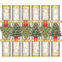 Gilded Tree Celebration Crackers - 6 Per Box