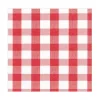 Gingham Paper Luncheon Napkins in Red - 20 Per Package