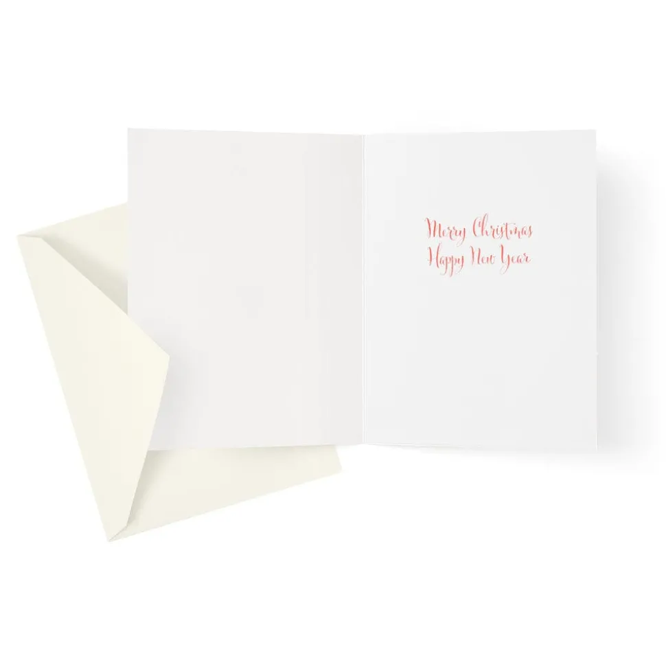 Glittering Tree Classic Boxed Christmas Cards - includes 15 cards & envelopes