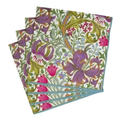 Golden Lily-Ivory Luncheon Napkins - 20 Per Package
