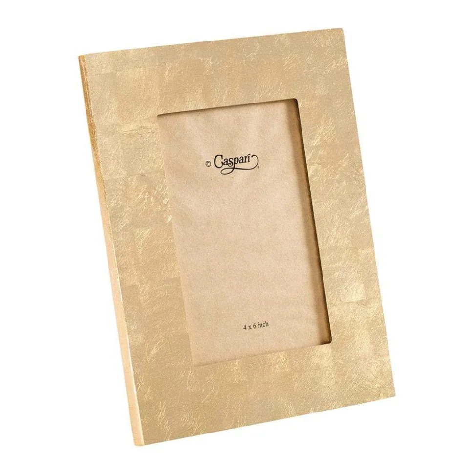 Gold Lacquer 4" x 6" Picture Frame - 1 Each
