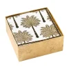 Grand Palms Boxed Paper Cocktail Napkins in Black - 40 Per Box