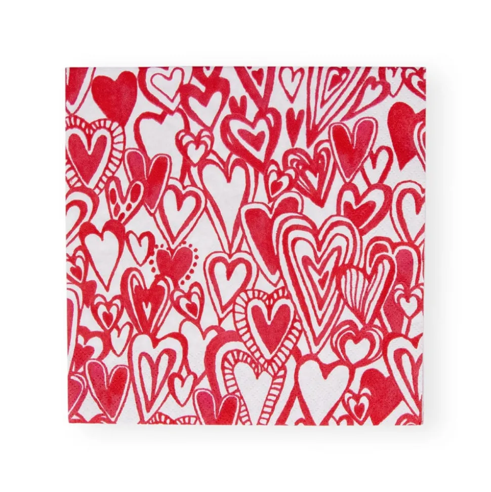Groovy Love Luncheon Napkins - 20 Per Package