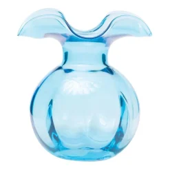 Hibiscus Bud Vase in Aqua - 1 Each