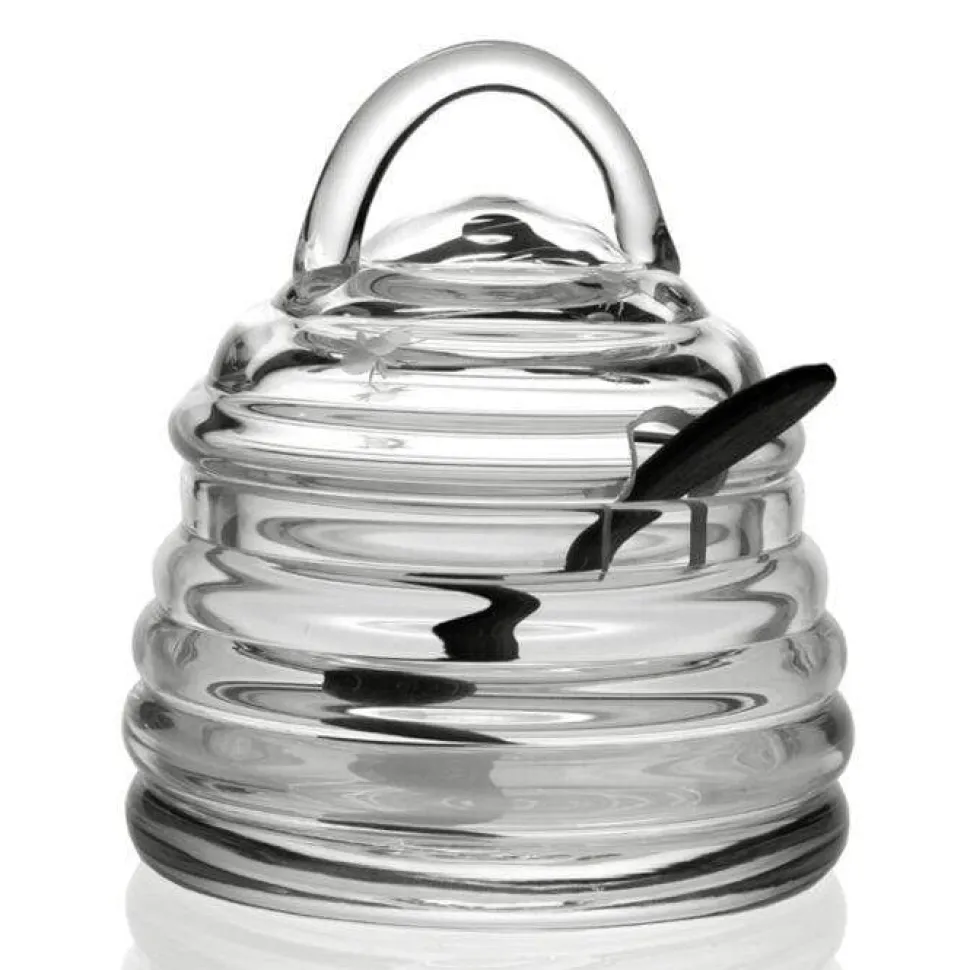 Honeybee Honey Jar & Spoon
