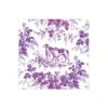 Hunting Toile Aubergine Cocktail Napkins - includes 20 Cocktail Napkins
