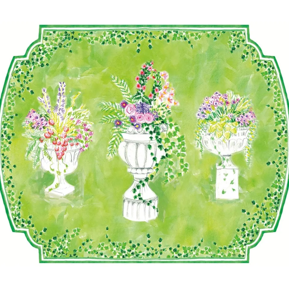 Jardin De Luxembourg Die-Cut Placemats - 4 Each