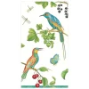 Jeweled Birds Paper Guest Towel Napkins in Ivory - 15 Per Package