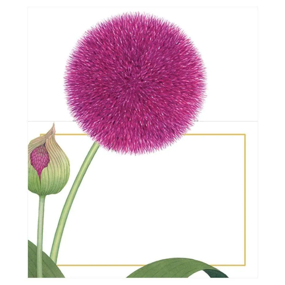 Karen's Alliums Place Cards Die Cut Package 8 In