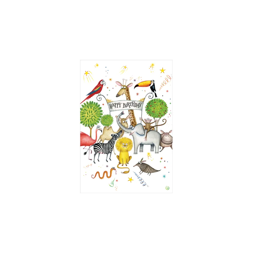 Kids Birthday - Set Of Six Greeting Cards And Envelopes