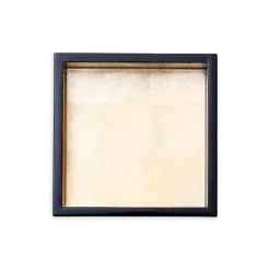 Lacquer Cocktail Napkin Holder in Black & Gold - 1 Each
