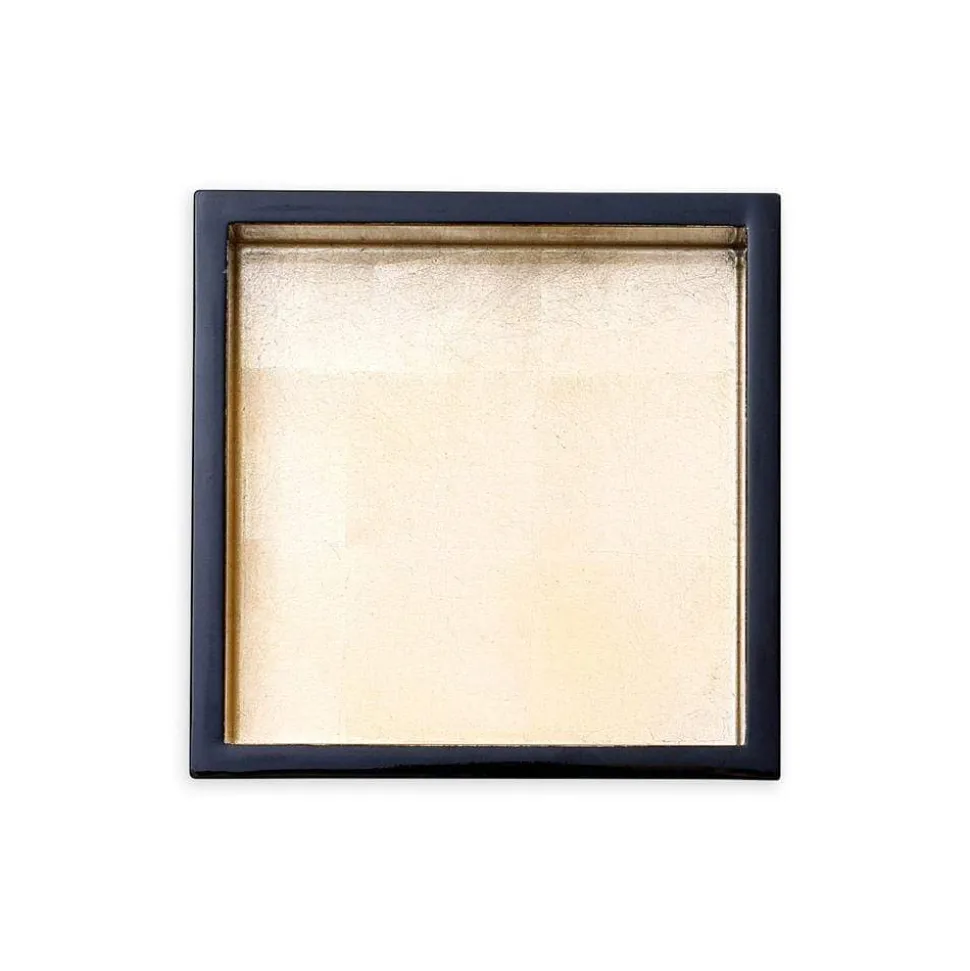 Lacquer Cocktail Napkin Holder in Black & Gold - 1 Each