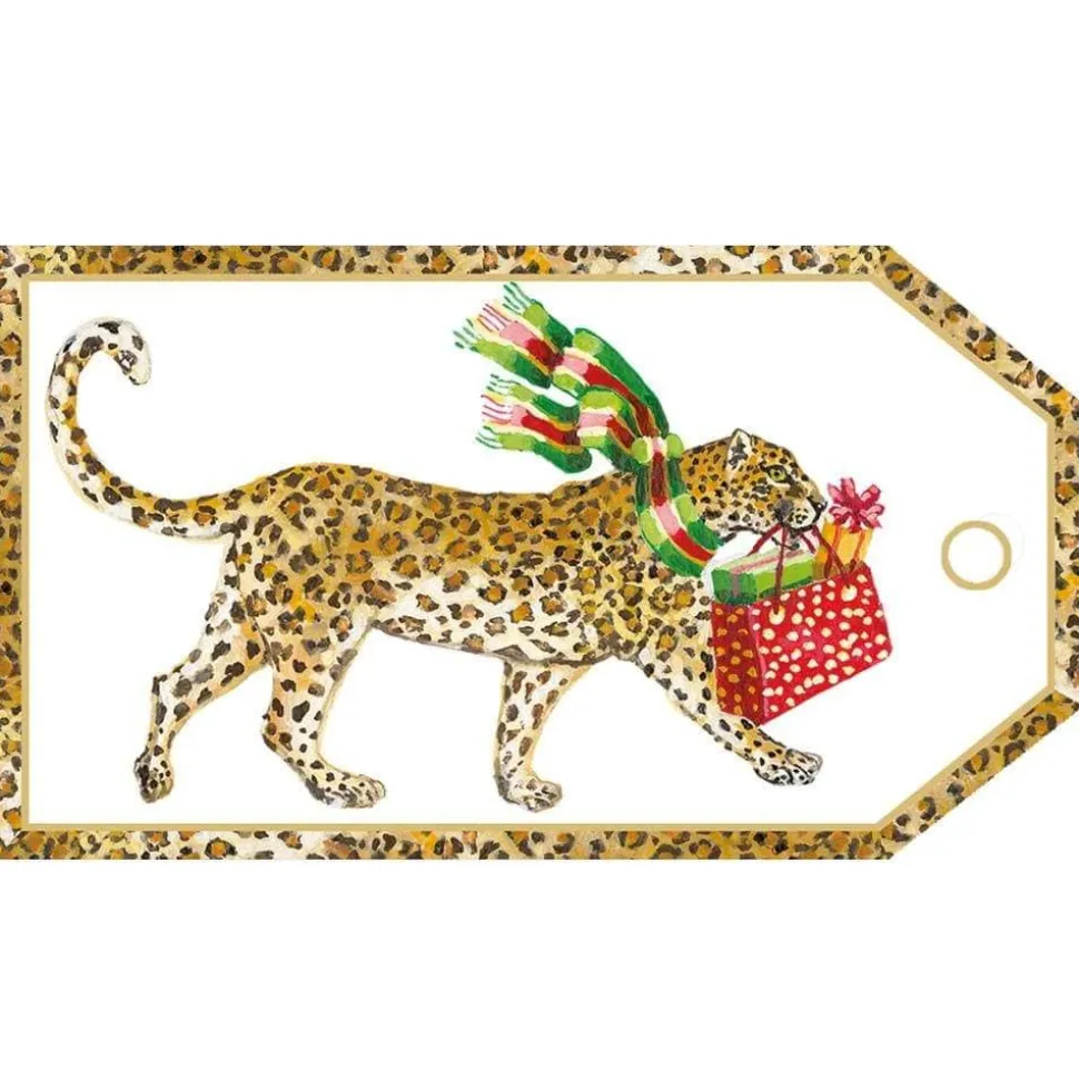 Leopards in Snow Classic Gift Tags - 4 Per Package
