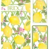 Limoncello Jumbo Bridge Gift Sets - 2 Playing Card Decks & 2 Score Pads