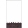 Linen Border Paper Guest Towel Napkins in Black - 15 Per Package