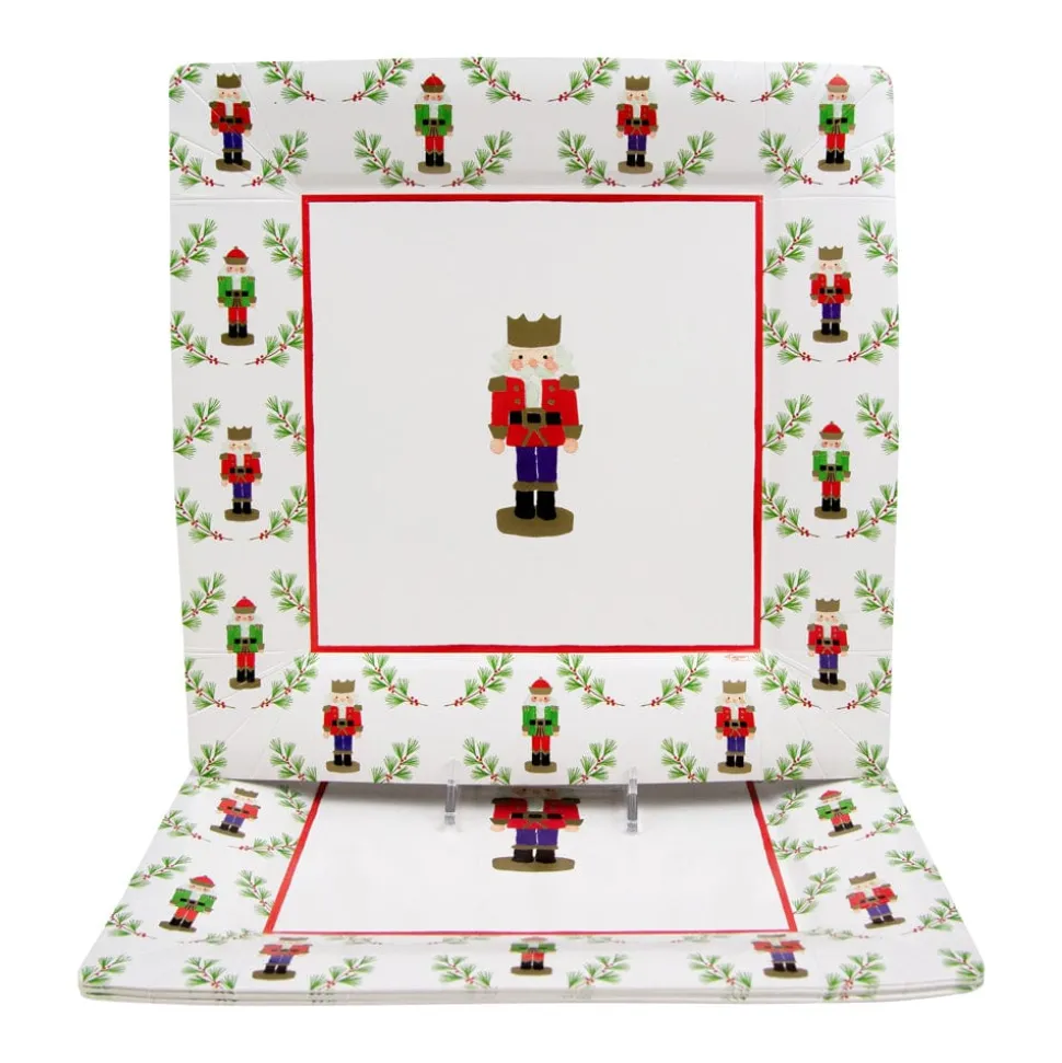 Little Nutcracker Sq Dinner Plates - 8 Per Package