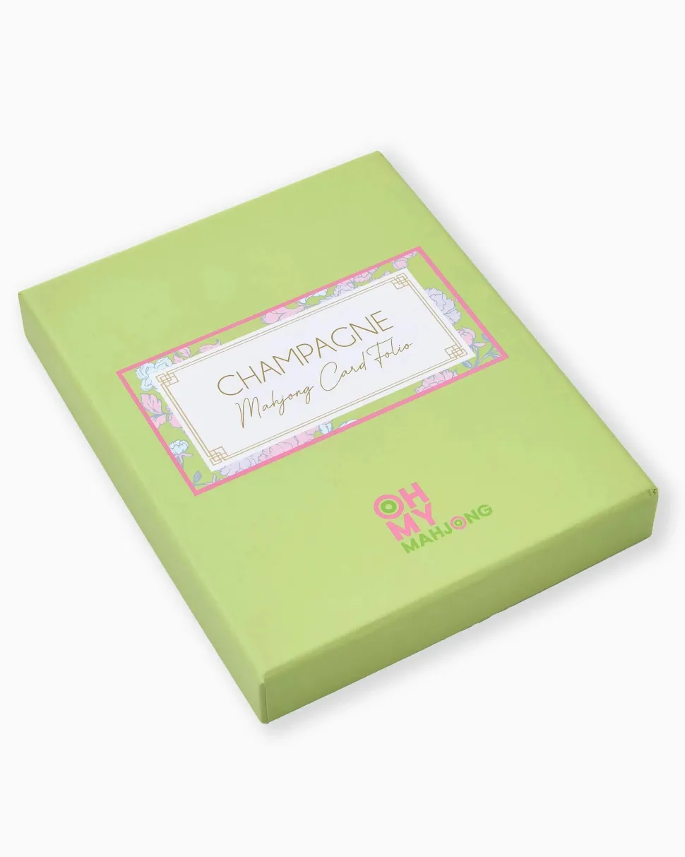 Mahjong Card Folio - Champagne