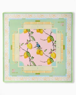 Mahjong Mat - Citrus Songbird