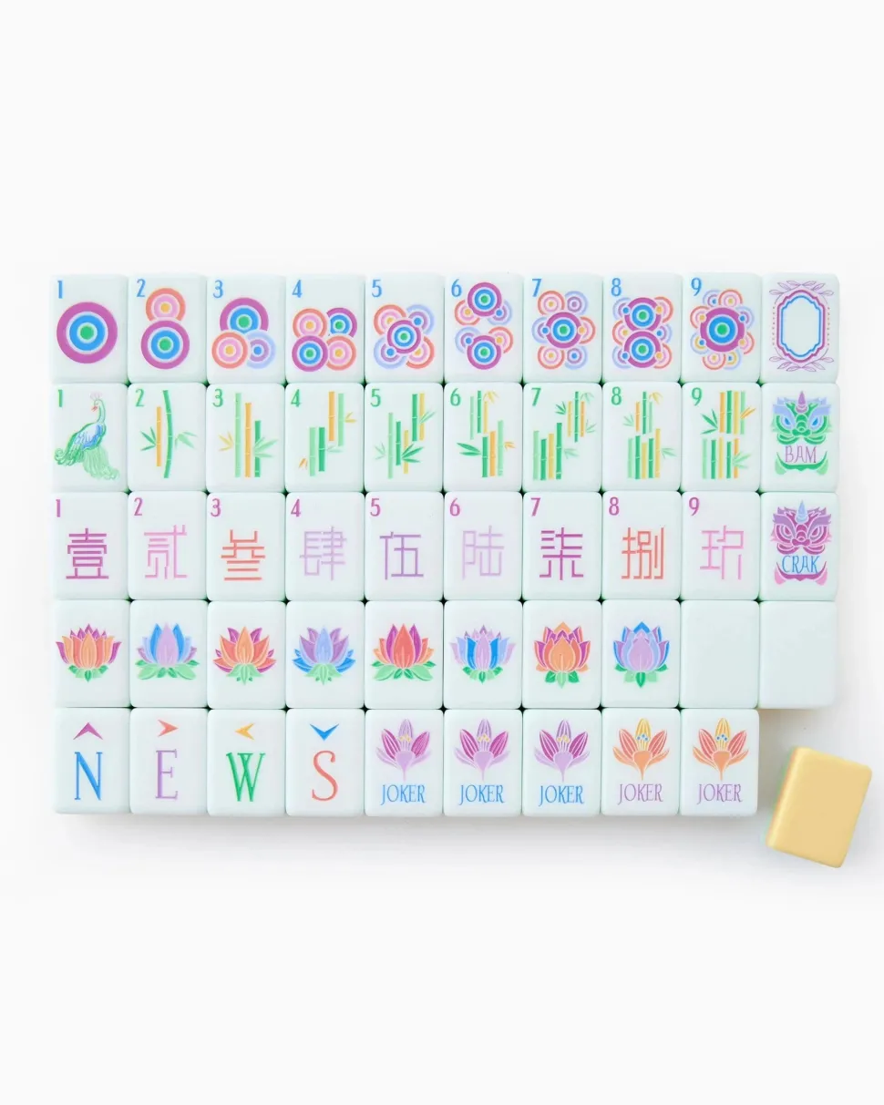 Mahjong Tile Set - Sorbet