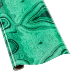 Malachite Gift Wrapping Paper - 30" x 8' Roll