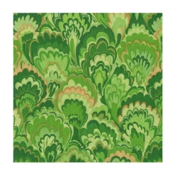 Marbled Ceramica Green Luncheon Napkins - includes 20 Luncheon Napkins