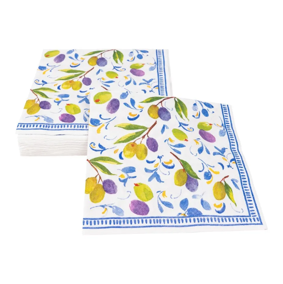 Mediterranean Blue Luncheon Napkins - 20 Per Package