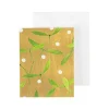 Mistletoe Gift Enclosure Cards - 4 Mini Cards & 4 Envelopes
