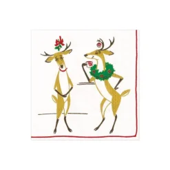Mistletoe Meets Toddy Boxed Paper Cocktail Napkins - 40 Per Box