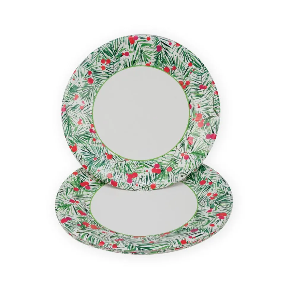 Modern Pine Dinner Plates - 8 Per Package