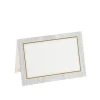Moire Silver Place Cards Package 10 In