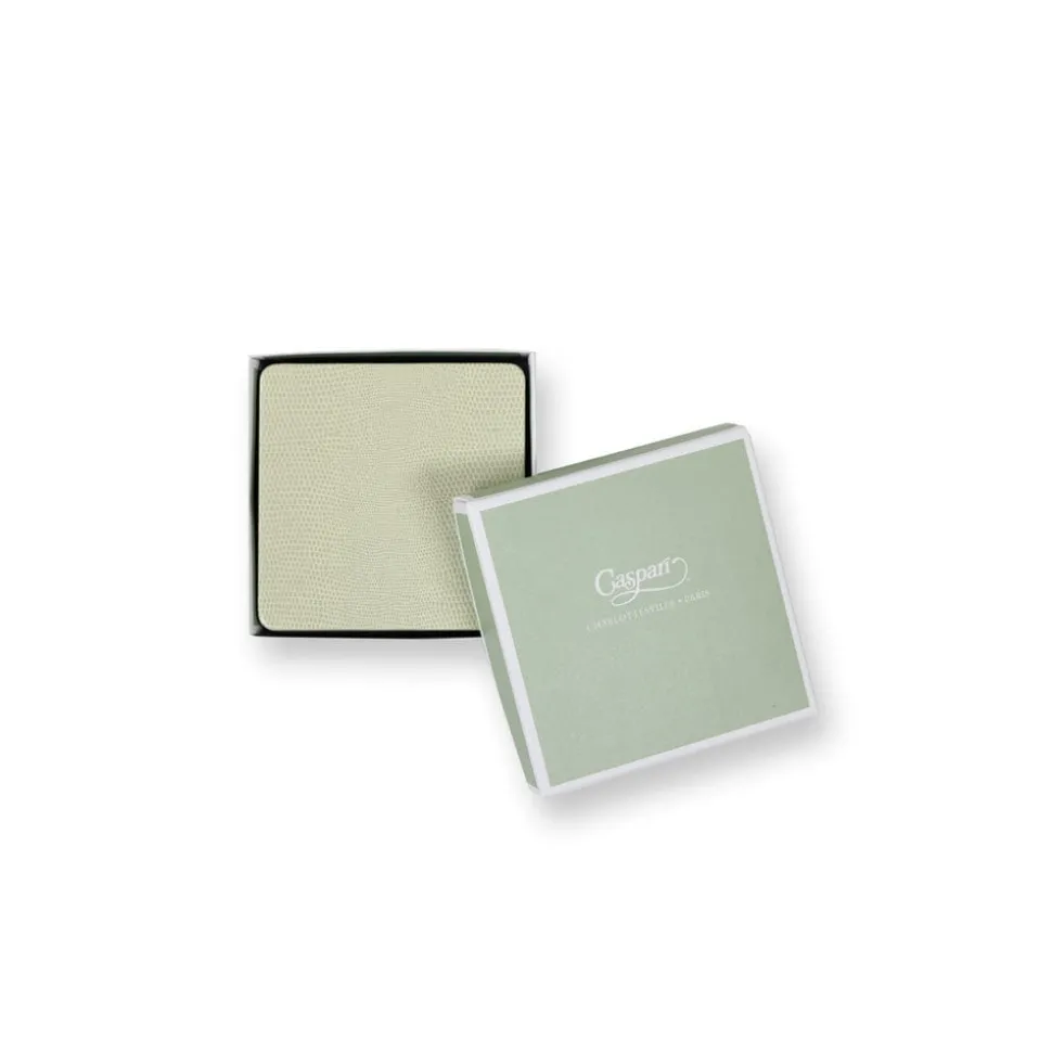 Moss Green Lizard Coasters - 8 Per Package