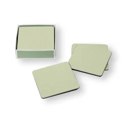 Moss Green Lizard Coasters - 8 Per Package