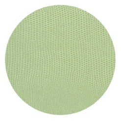 Moss Green Lizard Round Coasters - 8 Per Package