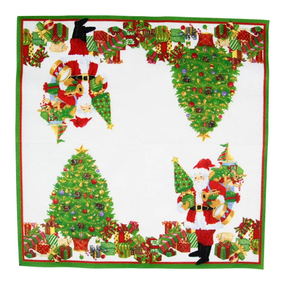 Mr. Claus Cocktail Napkins - 20 Per Package